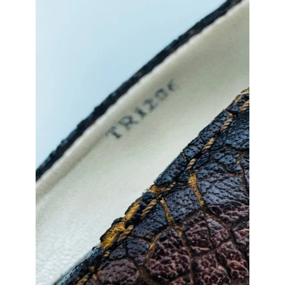 Christian Dior Gradient Brown Textured Leather Buckle Peep Toe Pumps Heels sz 39 - Picture 6 of 10